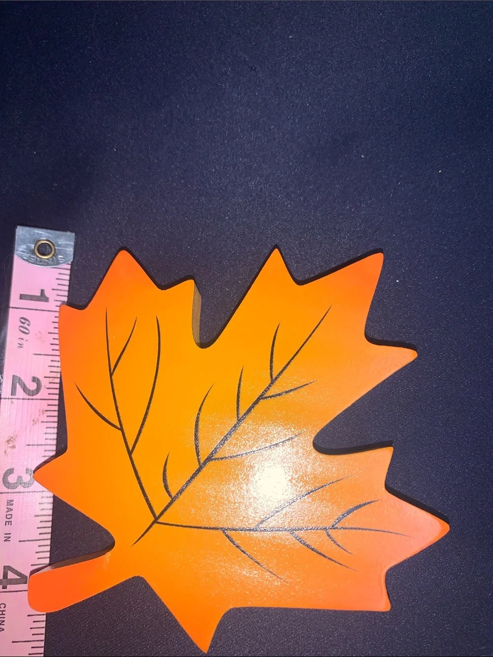 Rustic Wooden FALL Block Letters Maple Leaf Tabletop Shelf Decor Sign